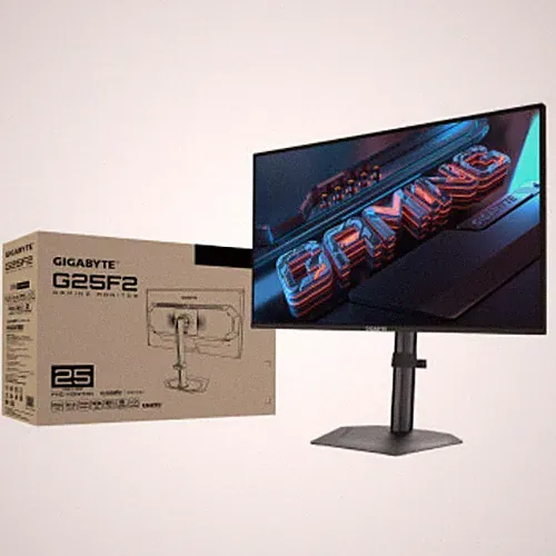 Gigabyte 24.5" Full HD 200Hz 1ms IPS Gaming Monitor 16:9 1:1000 HDMI Black G25F2