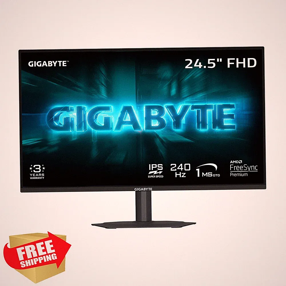 GIGABYTE 25" FHD 240Hz Height Tilt Adjustable Monitor