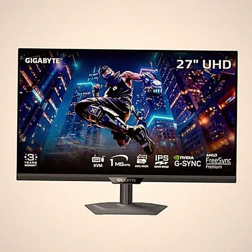 GIGABYTE 27" Class 4K UHD Gaming LED Monitor - 16:9 - Black | SKU GA