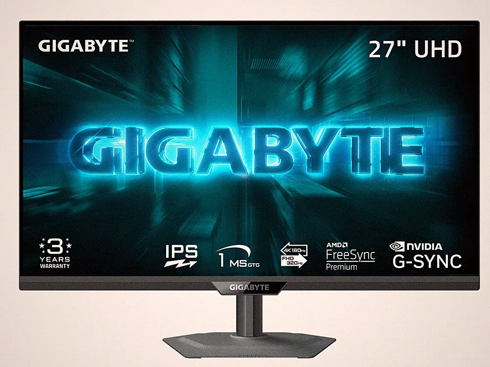GIGABYTE 27 inch Dual Mode UHD 4K 160Hz Full HD 320Hz IPS AMD FreeSync Premium &