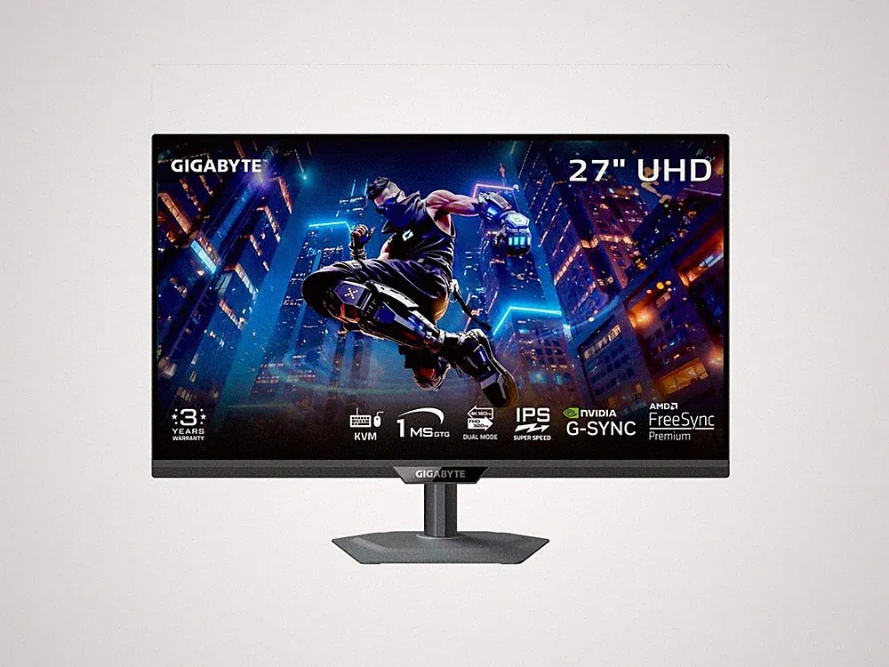 GIGABYTE 27" UHD 4K 160Hz with AMD FreeSync Premium, G-SYNC Compatible 1ms HDR40