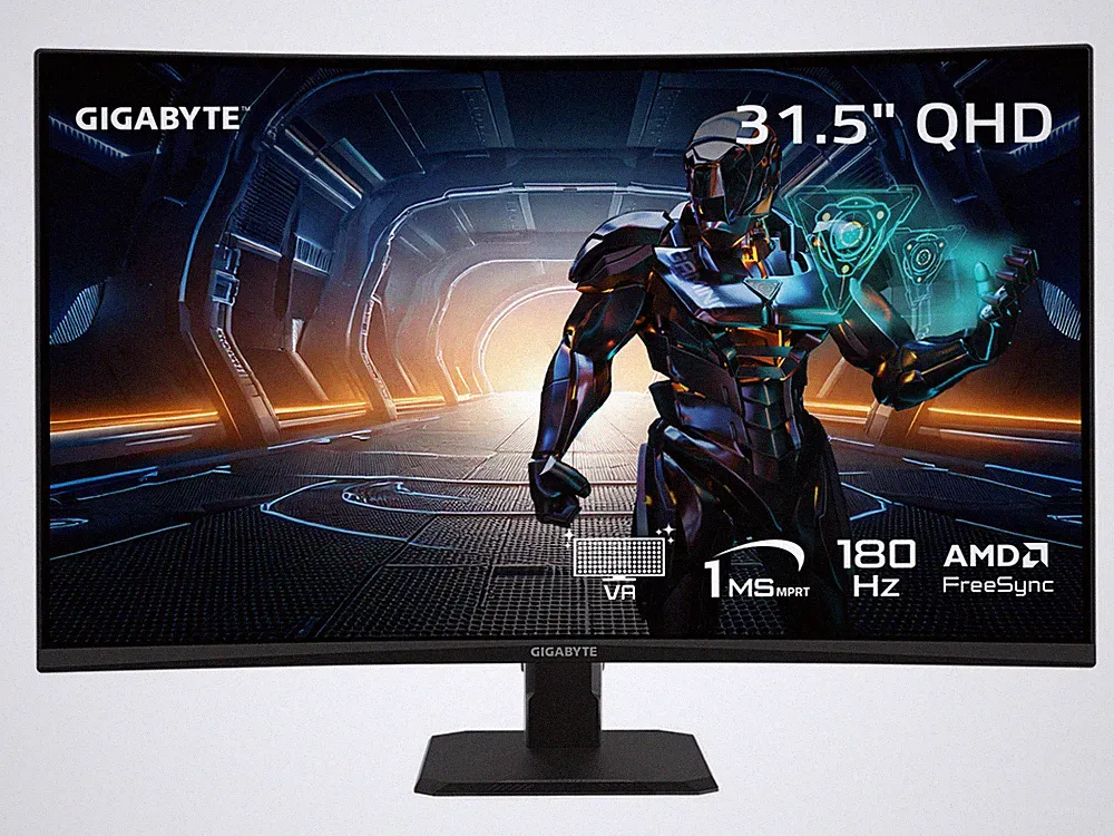 GIGABYTE 32 inch (31.5" viewable) QHD 2K 1440P 180Hz AMD FreeSync (Adaptive