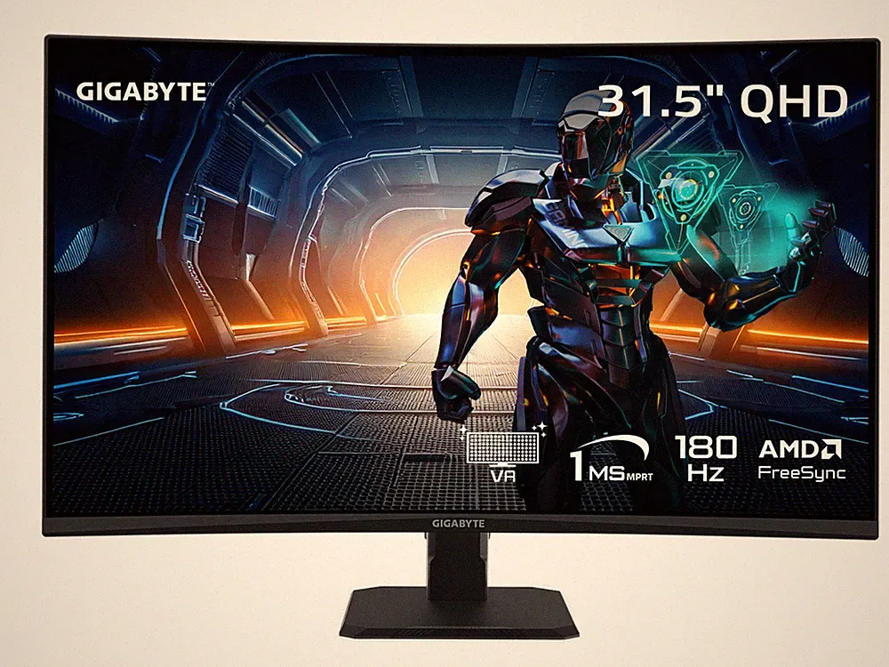 GIGABYTE 32 inch (31.5" viewable) QHD 2K 1440P 180Hz AMD FreeSync (Adaptive