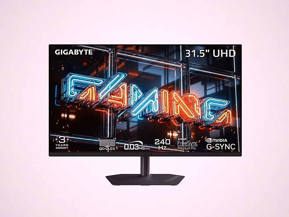 GIGABYTE 32 inch UHD 4K 240Hz AMD FreeSync Premium Pro & G-Sync Compatible HDR50