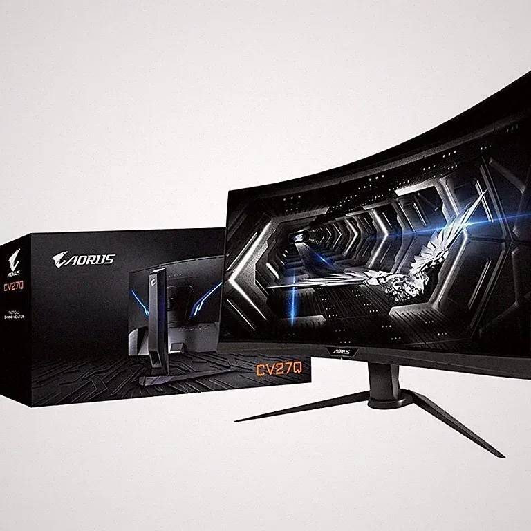 Gigabyte AORUS CV27Q 27" Curved QHD 1440p 165Hz Gaming Monitor w/ Original Box