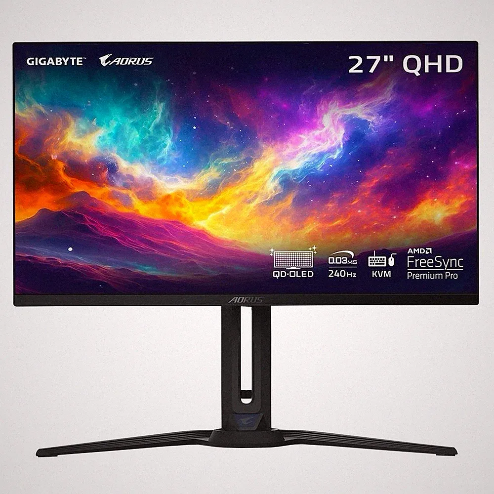 Gigabyte AORUS FO27Q3 26.5" 2K OLED (2560 x 1440) 360Hz Gaming Monitor