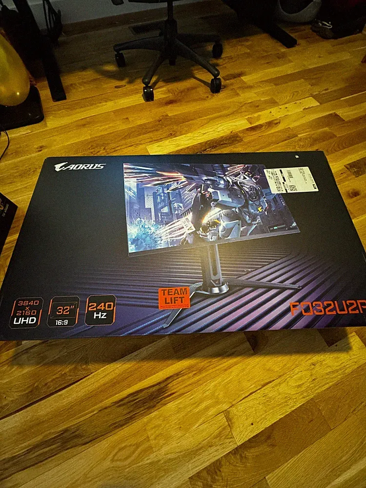 GIGABYTE AORUS FO32U2P 32" 4K 240Hz QD-OLED Gaming Monitor - Open Box