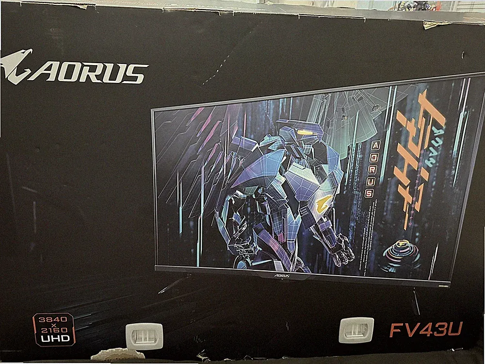 GIGABYTE - AORUS FV43U 43" LED 4K UHD FreeSync Premium Pro Gaming Monitor...