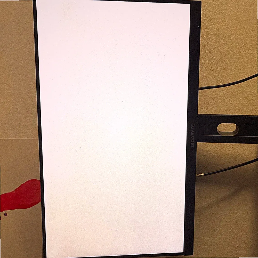 GIGABYTE Black Flat Screen Computer Monitor 16:9 Aspect Ratio