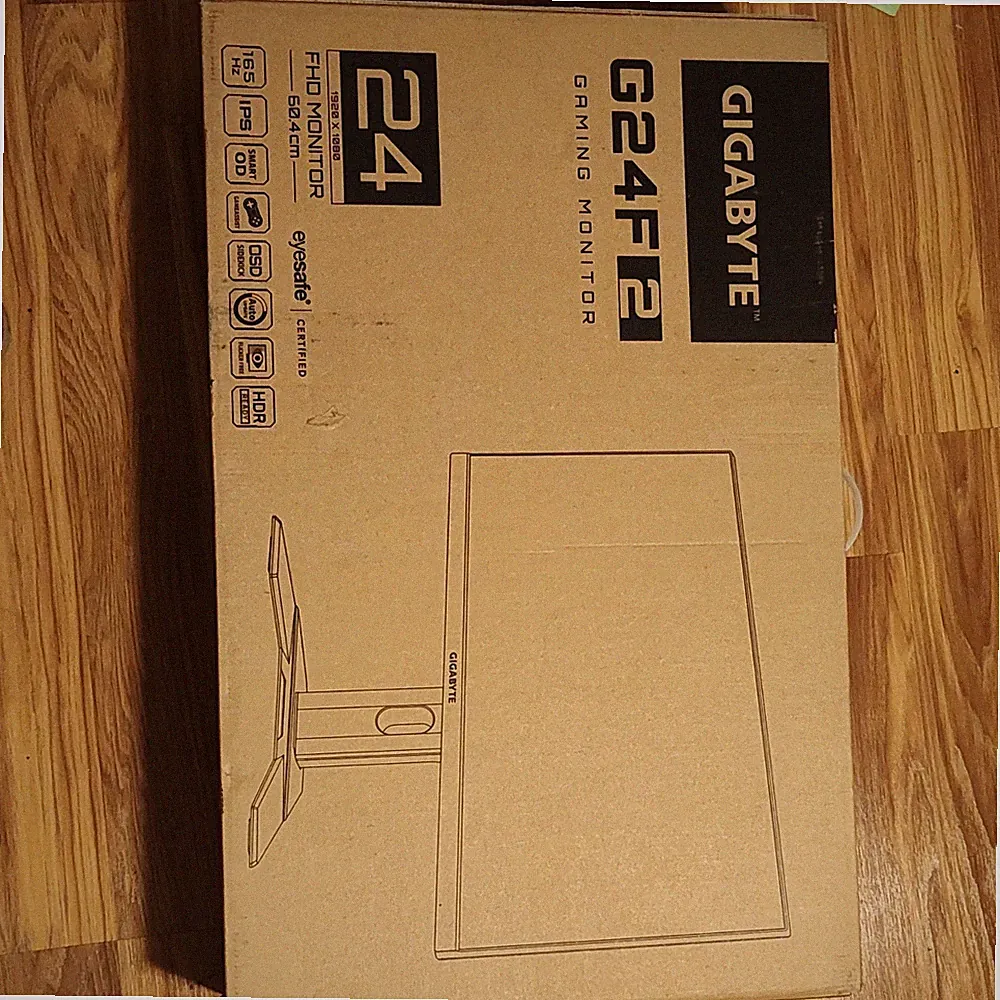 GIGABYTE G24F 2 24" IPS Gaming Monitor 165Hz FHD Eyesafe HDR Adaptive-Sync
