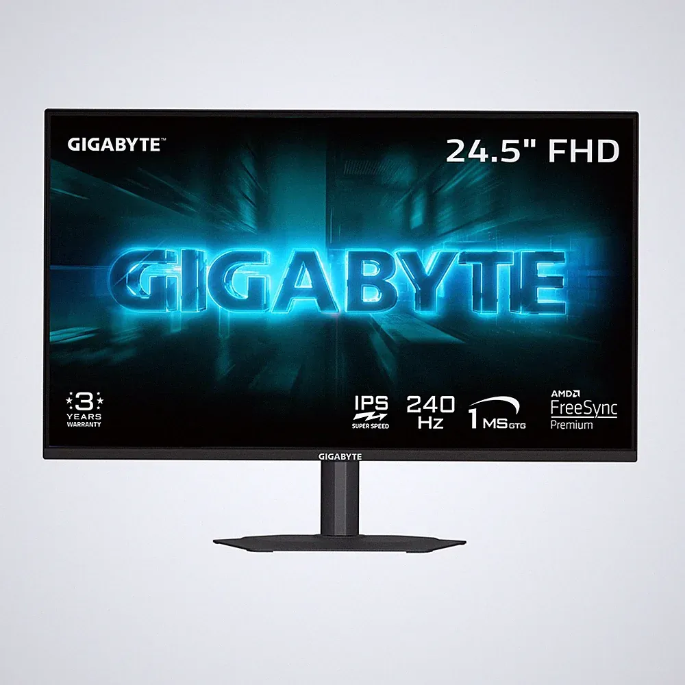 GIGABYTE - G25F2A - 24.5" SuperSpeed IPS Gaming Monitor - Fhd 240Hz, Black