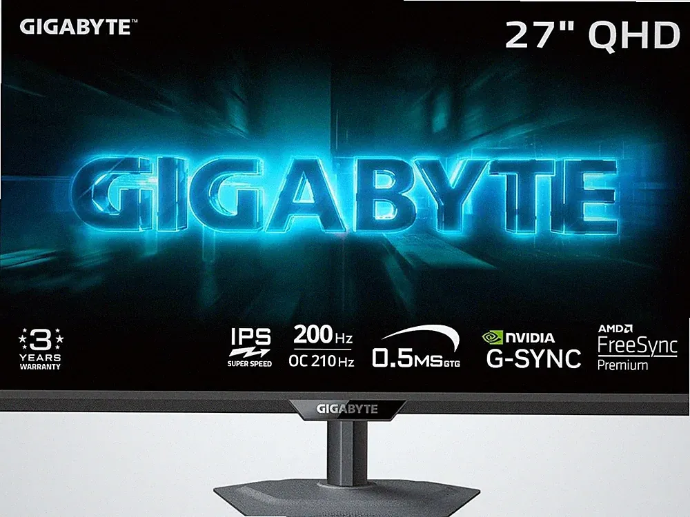 GIGABYTE - G27Q20 - 27" SuperSpeed IPS Gaming Monitor - QHD 2560 x 1440 - 200 Hz