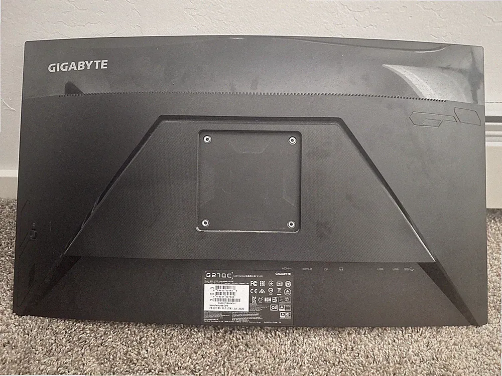 GIGABYTE G27QCA 27 inch Curved QHD LED Gaming Monitor
