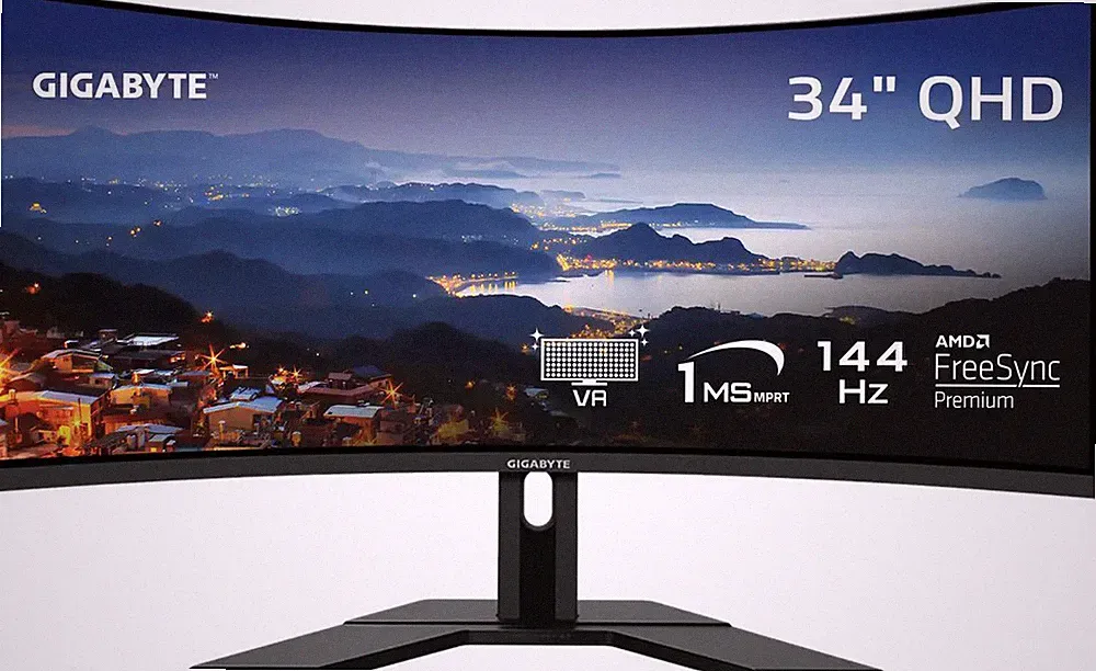 Gigabyte G34WQC A VA 34" 144hz 3440 x 1440 Gaming Monitor
