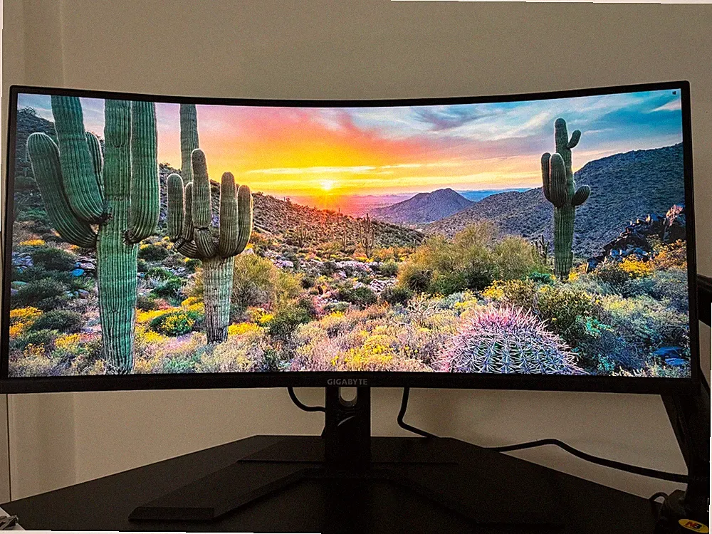Gigabyte G34WQC Ultrawide Gaming Monitor 34inch 3440x1440 144Hz 1500R