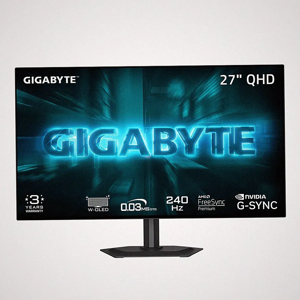 GIGABYTE - GO27Q24G - 27" W-OLED Gaming Monitor - QHD 2560 x QHD, Black