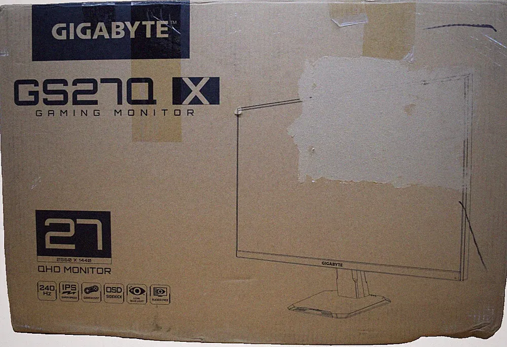 Gigabyte GS27Q IPS 2K QHD 1ms HDR400 144HZ Speakers Gaming Screen 2560X1440