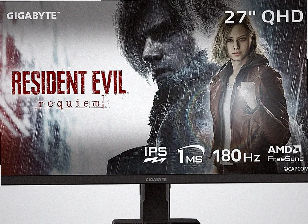 GIGABYTE - GS27QA SA - 27" IPS Gaming Monitor - QHD 2560X1440-180Hz, Black