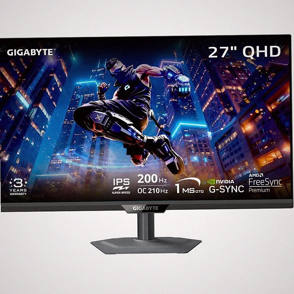 Gigabyte M27Q2 SA 27" QHD 200Hz Gaming Monitor 1ms AMD FreeSync Premium & G-SYNC