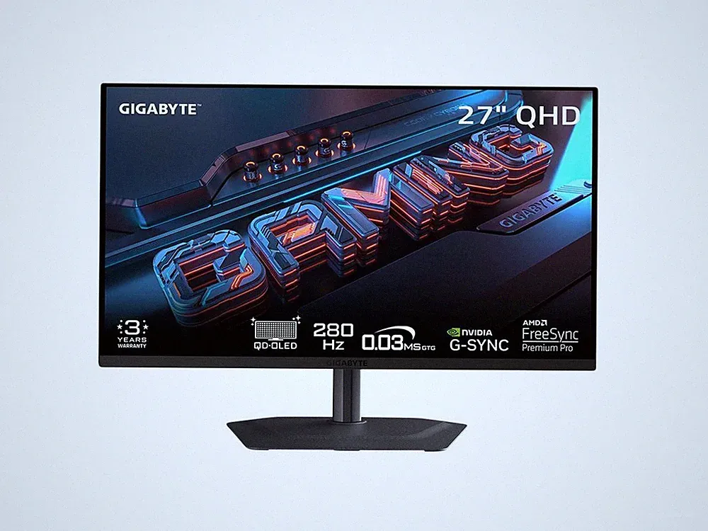 GIGABYTE MO27Q2A 27" QHD OLED 0.03 ms Anti-glare 280Hz Flat Panel Gaming Monitor