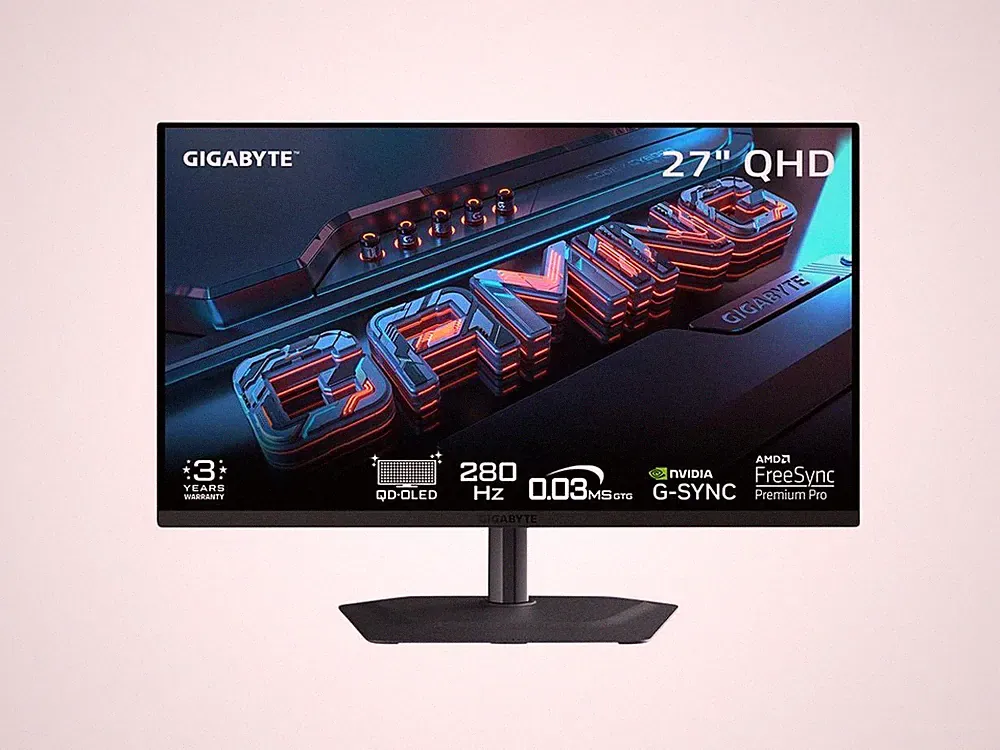GIGABYTE MO27Q2A 27" QHD OLED 0.03 ms Anti-glare 280Hz Flat Panel Gaming Monitor