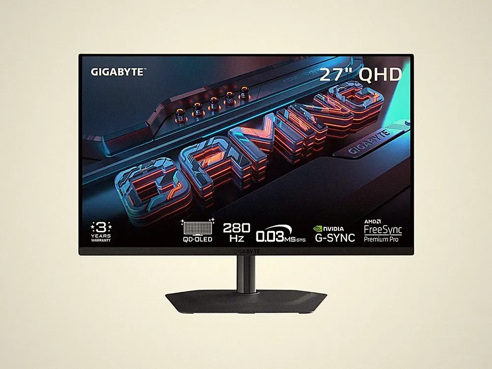 GIGABYTE MO27Q2A 27" QHD OLED 0.03 ms Anti-glare 280Hz Flat Panel Gaming Monitor
