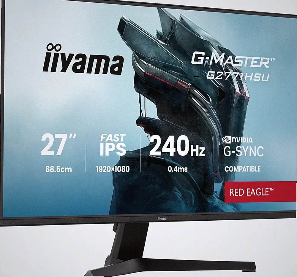 GMaster Red Eagle G2771HSUB1 68.6cm 27" Fast IPS LED Gaming Monitor FullHD 24...