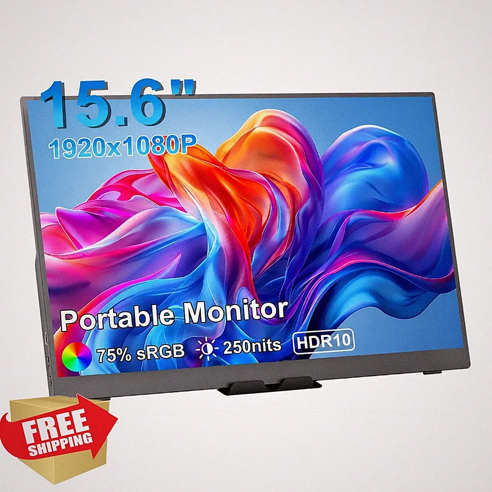 gogtesi 15.6 Inch 1080P HDR Portable Monitor