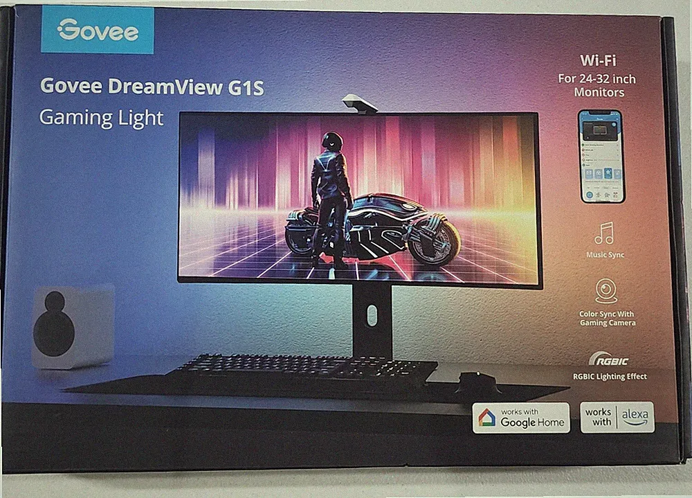 Govee Dreamview G1S Gaming Light 24-32 inches Monitor Video Music Game Lighting