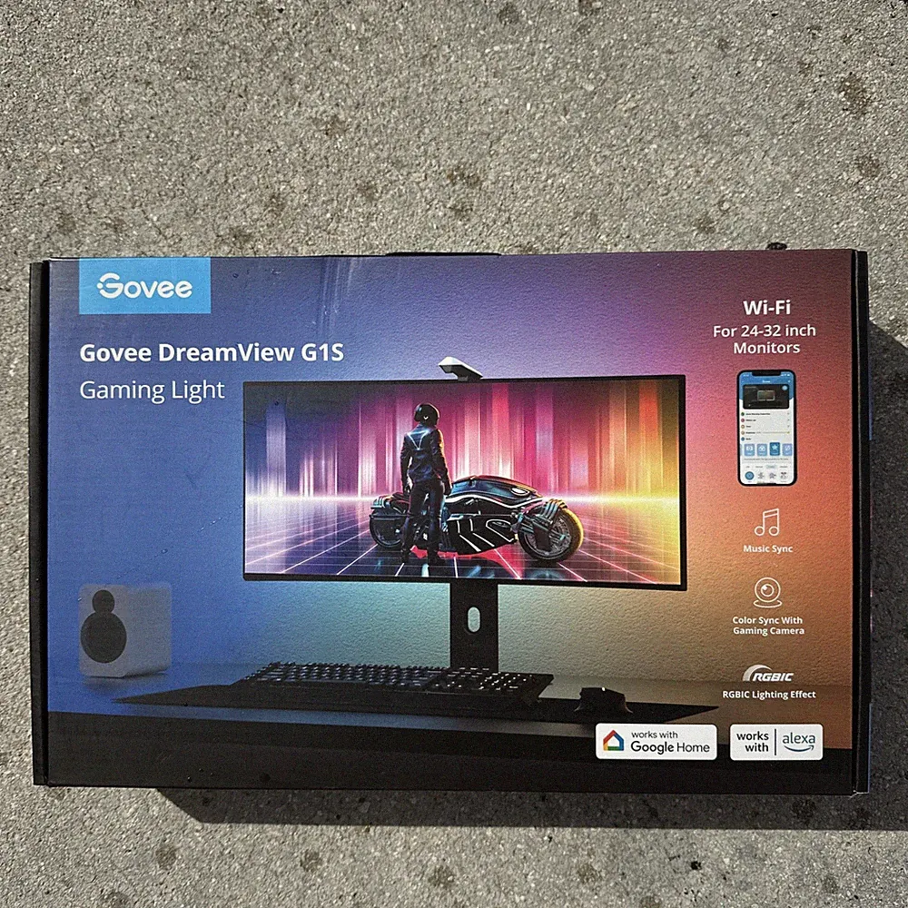 Govee DreamView G1S Gaming Light for 24-32" Monitors H604D RGBIC Wifi - New