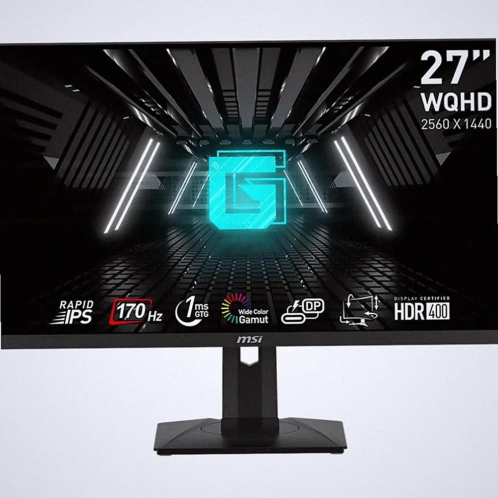 *Grade D* MSI G274QPF-QD 27" Gaming Monitor 2560x1440 2K 170Hz IPS Panel Black