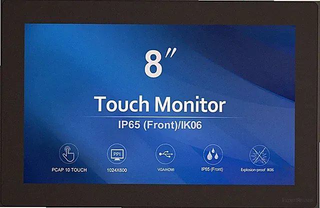 GreenTouch 8 Inch Touch Screen Monitor Open Frame Touch Monitor USB DVI VGA