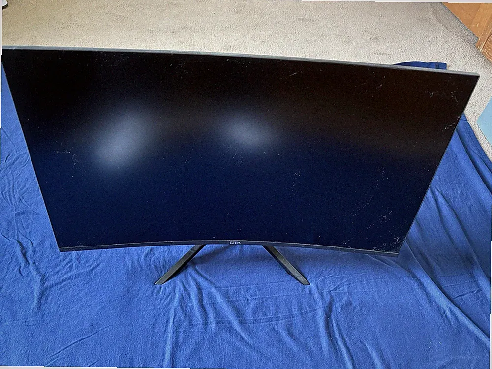 GTEK 32" Curved LCD Gaming Monitor 1920x1080 165Hz 1ms HDMI DP Black