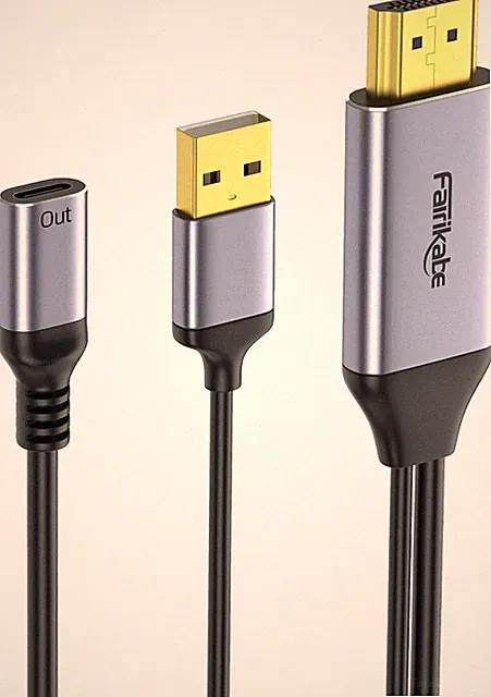 HDMI to USB C Female Adapter 4K 60Hz for AR Glasses Converter
