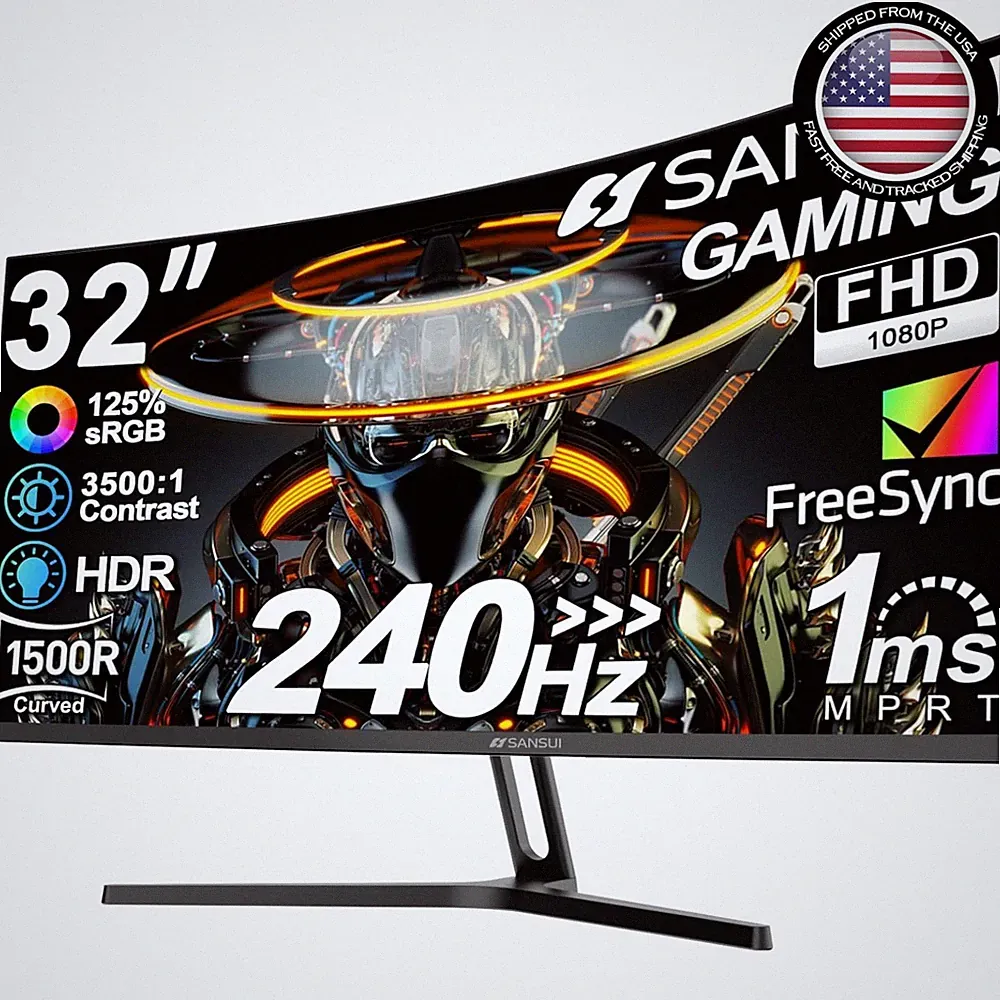 High-Performance 32 Inch Curved Gaming Monitor | 1Ms MPRT & FreeSync Technology