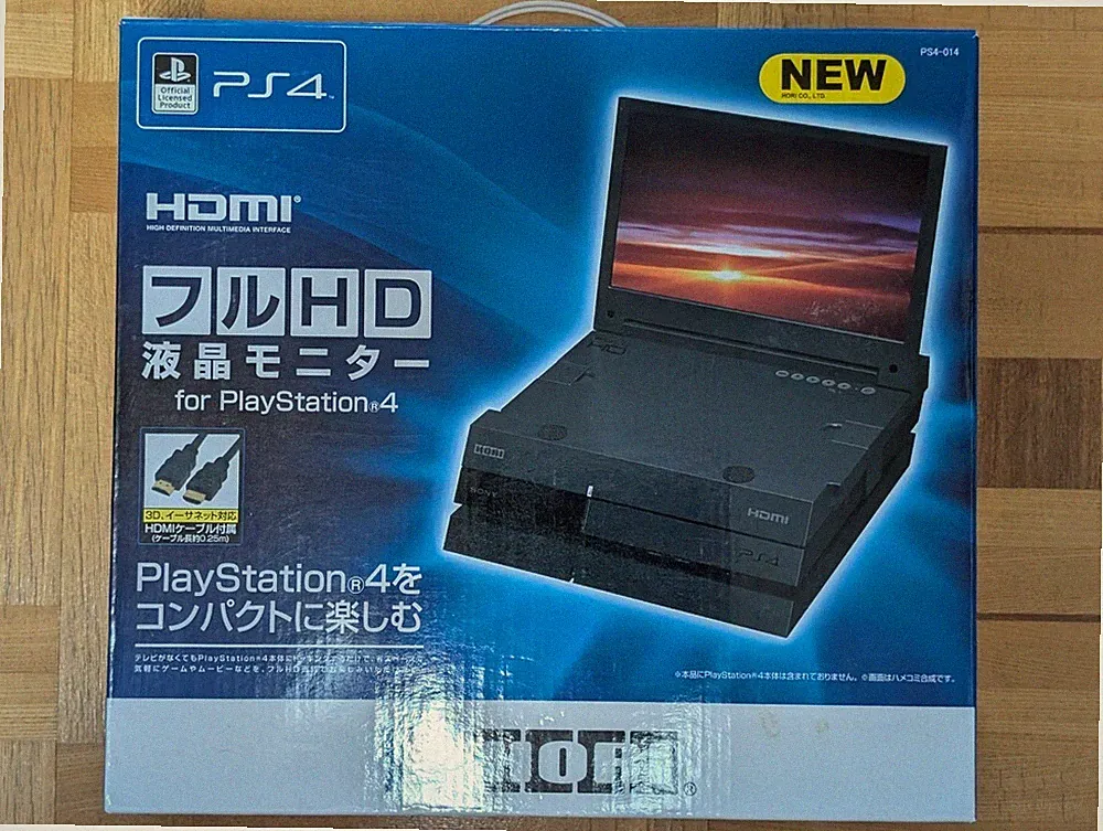 HORI Full HD LCD Compact Slim Gaming Monitor for PlayStation4 HDMI PS4-014 SONY
