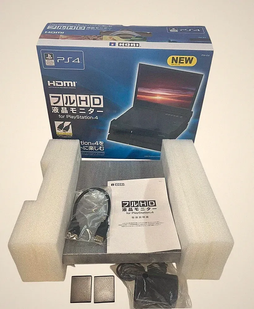 HORI Full HD LCD Compact Slim Gaming Monitor PS4-014 for PlayStation 4 HDMI