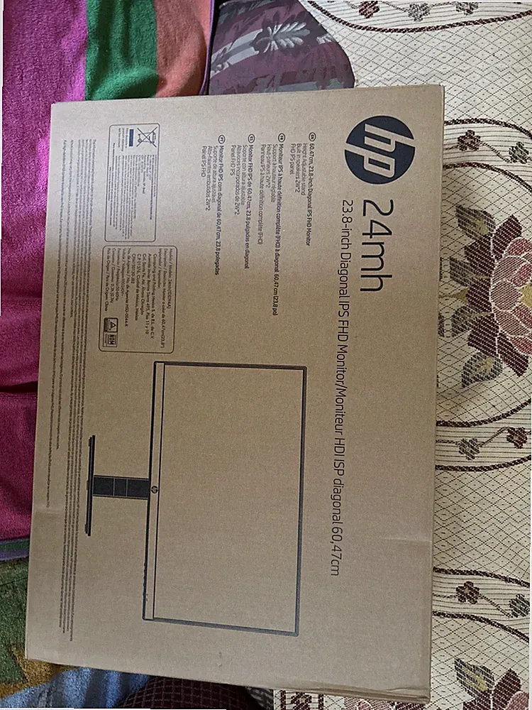 Hp 24 mh 23.8 inch diagonal monitor. New in box