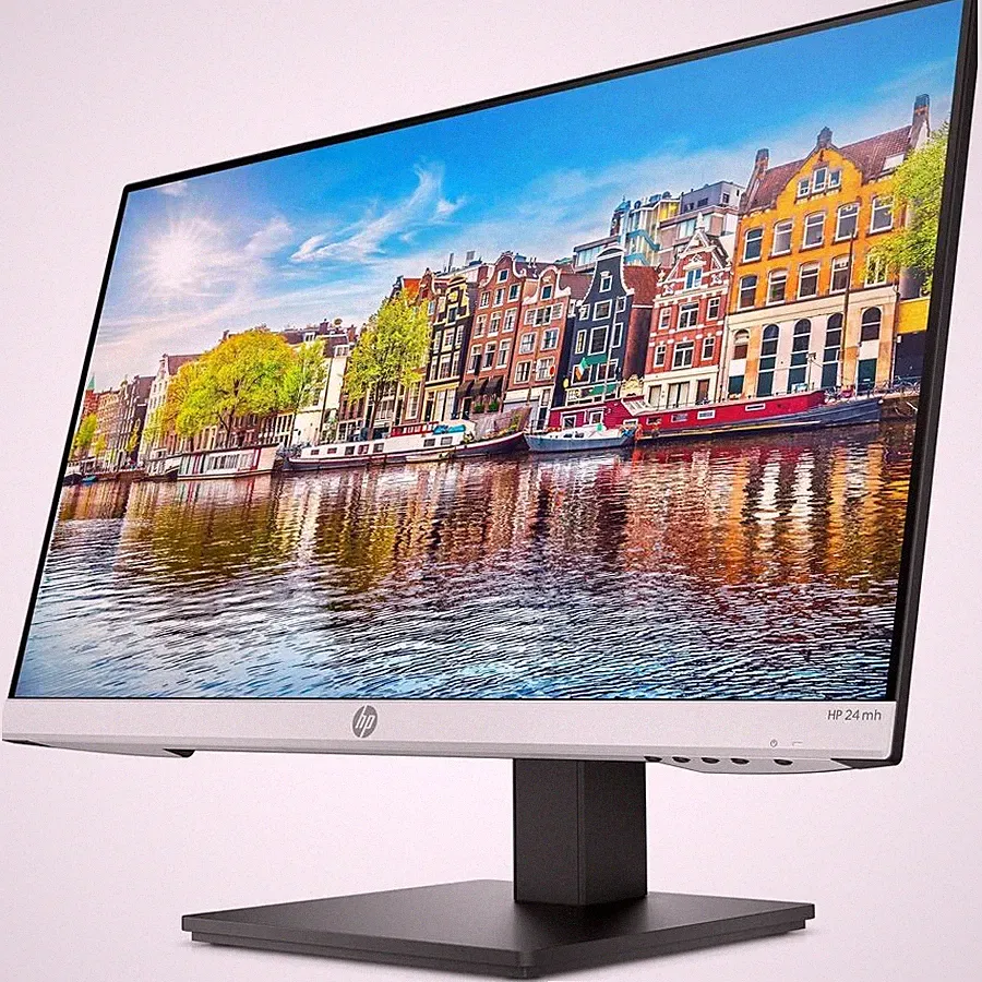 HP 24mh 23.8" FHD Monitor 16:9, 5ms, 1000:1, VGA, HDMI, DisplayPort, Anti-glare