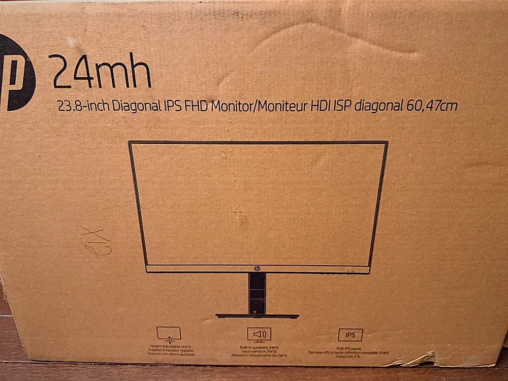 HP 24mh 23.8 inch 1080p Widescreen IPS LED Monitor - 1D0J9AA