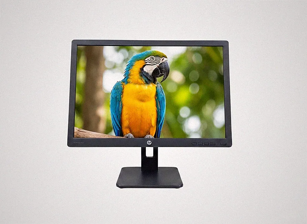 HP EliteDisplay 22 inch LED Monitor HDMI VGA DP Adjustable Stand Full HD 1080P