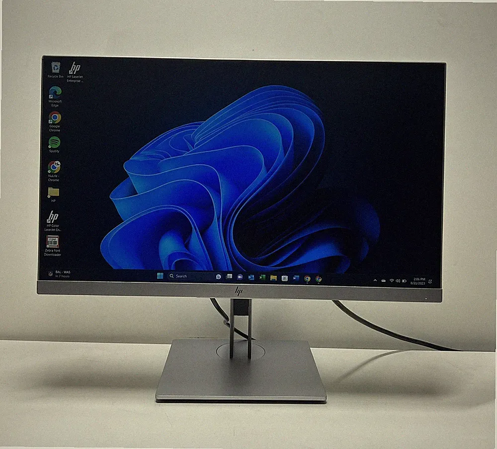 HP EliteDisplay E243 24" Widescreen HDMI LED Monitor 1920 x 1080 Grade B +Cables
