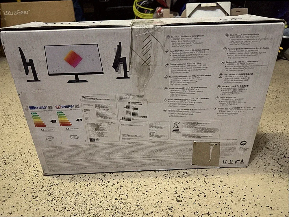 HP OMEN 24 23.8" IPS 1080p 165Hz 16:9 Gaming Monitor HP OMEN Black