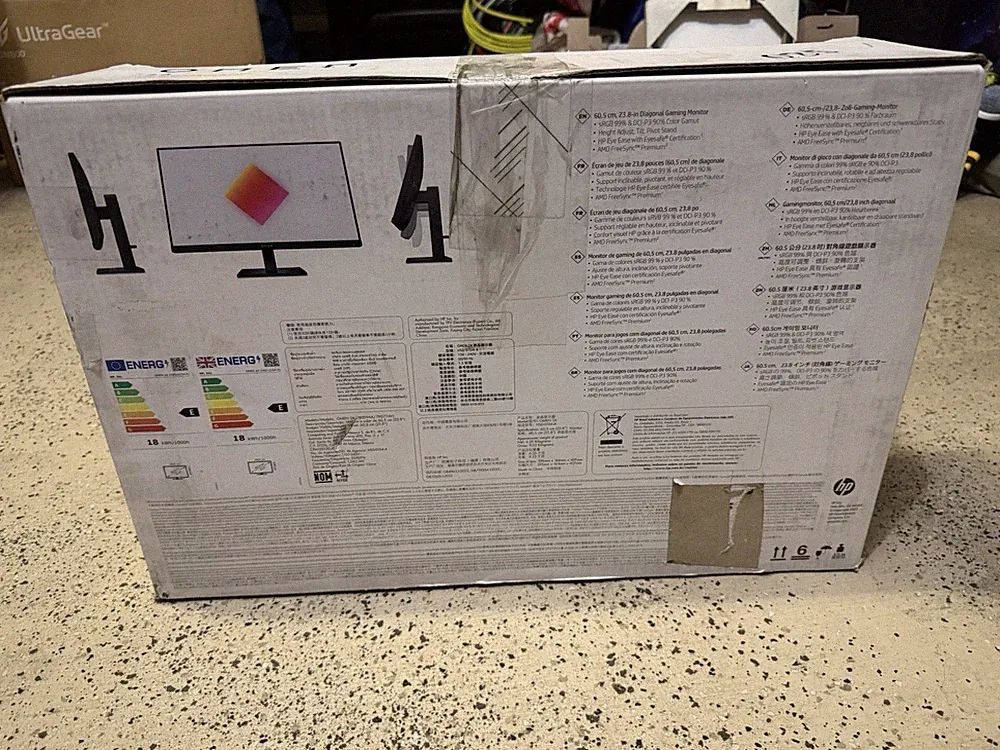 HP OMEN 24 23.8" IPS Gaming Monitor 165Hz 1ms 1920x1080 HDMI DisplayPort