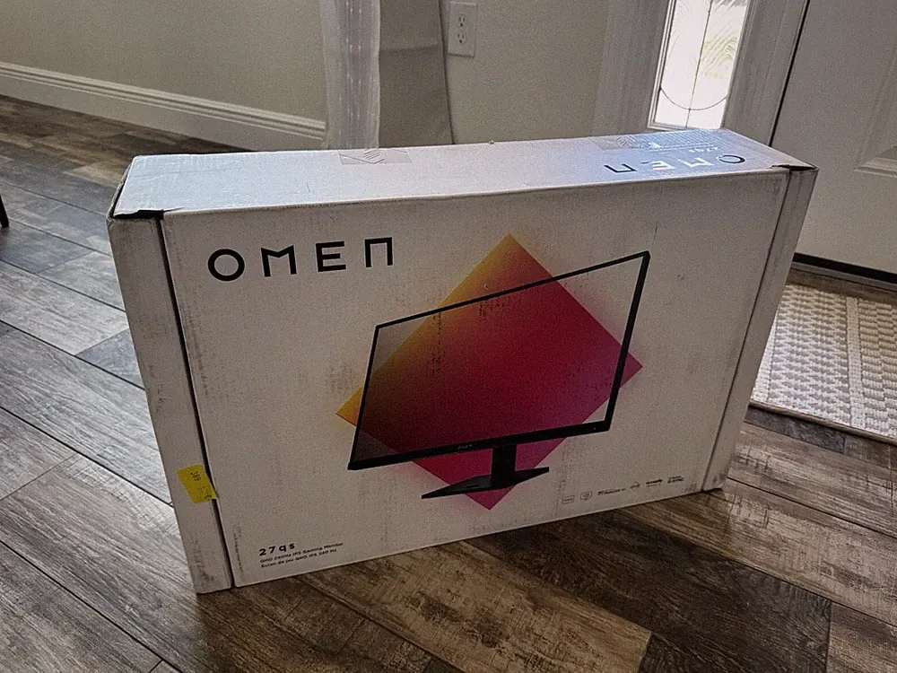HP Omen 27QS 1440p 240hz Gaming Monitor Brand New