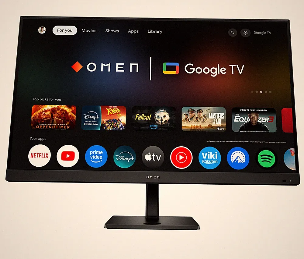 HP Omen 32x 31.5" 4K UHD 144Hz Smart Gaming Monitor 1ms 16:9 10M:1 - 99Z68AA#ABA