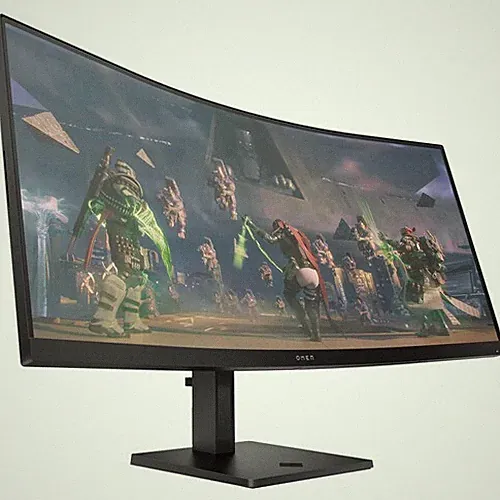 HP OMEN 34" WQHD 165Hz Curved Gaming Monitor 1ms Height, Tilt HDMI & DisplayPort