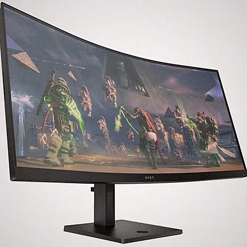 HP OMEN 34" WQHD 165Hz Curved Gaming Monitor 1ms Height, Tilt HDMI & DisplayPort