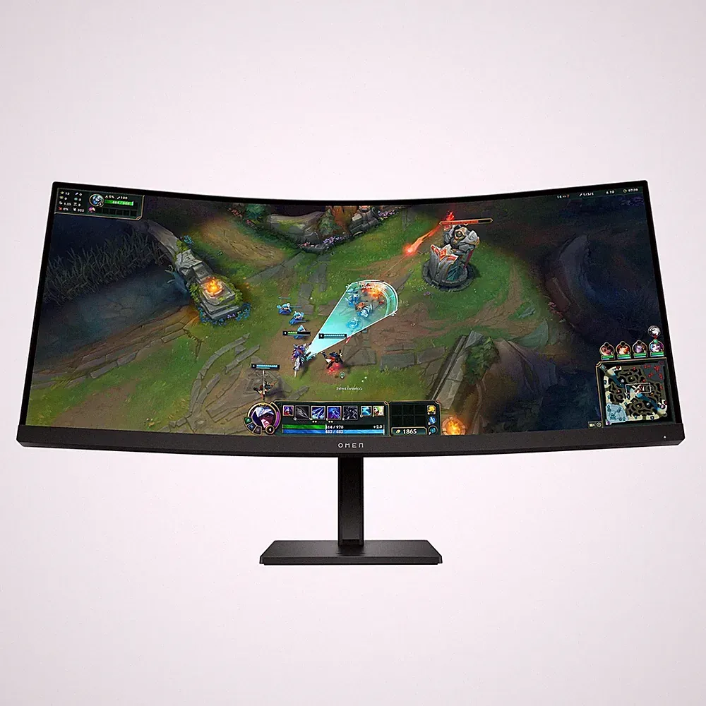 HP OMEN 34" WQHD 3440x1440 180Hz 1ms Curved Gaming Monitor AV4C1AAABA