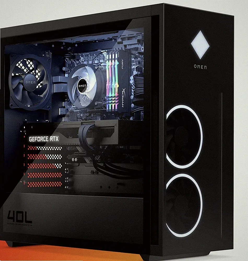 HP OMEN Gaming PC + OMEN Monitor | GeForce RTX | RGB | High Performance Gaming
